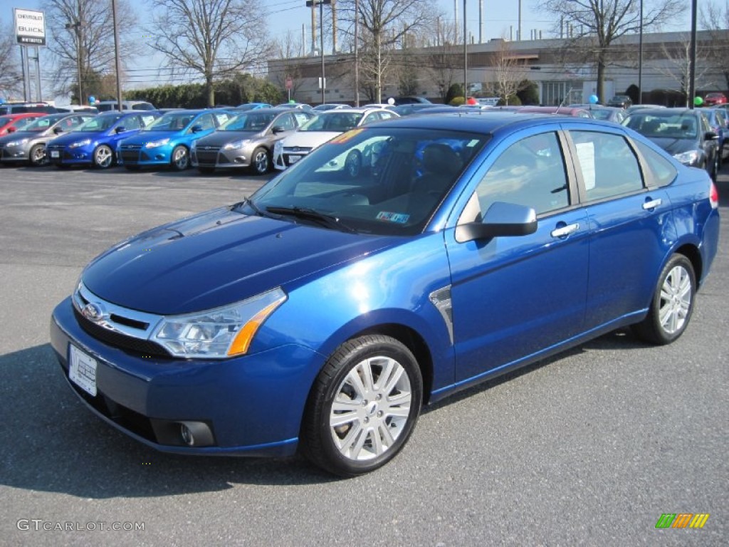 Vista Blue Metallic 2009 Ford Focus SEL Sedan Exterior Photo #79391273