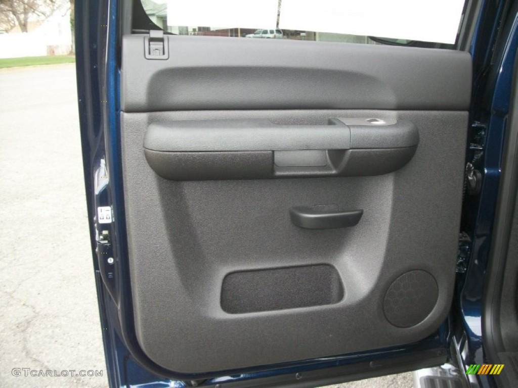 2012 Silverado 1500 LT Crew Cab 4x4 - Blue Topaz Metallic / Ebony photo #31