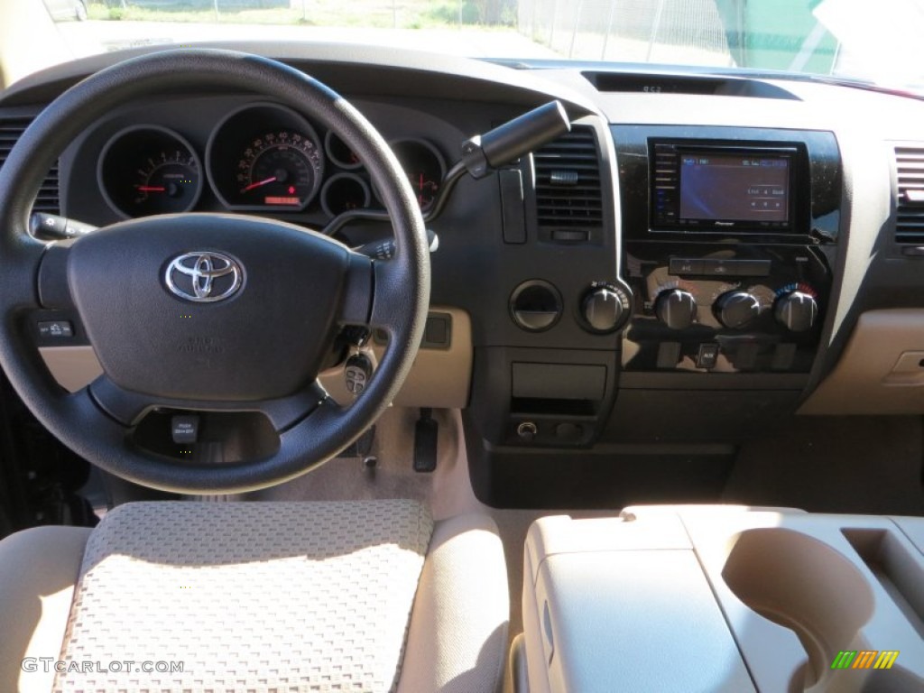 2008 Tundra Double Cab - Black / Beige photo #37