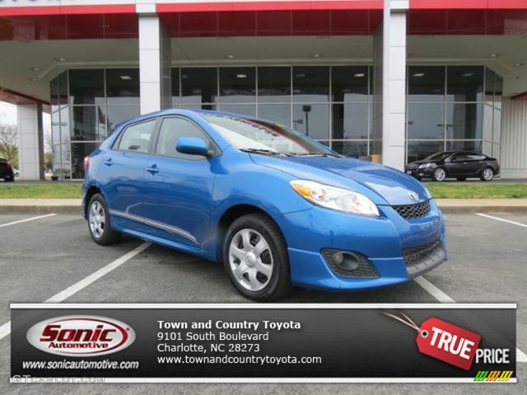 Blue Streak Metallic Toyota Matrix