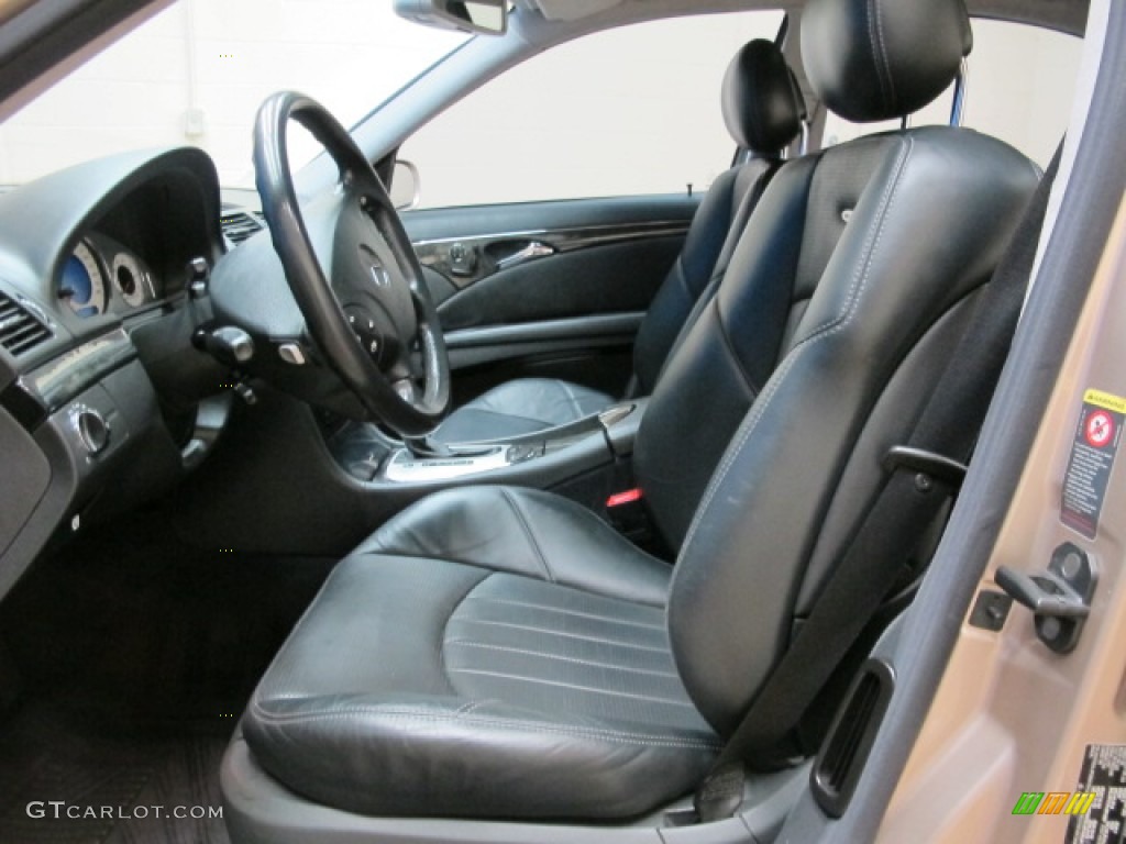 Charcoal Interior 2003 Mercedes-Benz E 55 AMG Sedan Photo #79397179