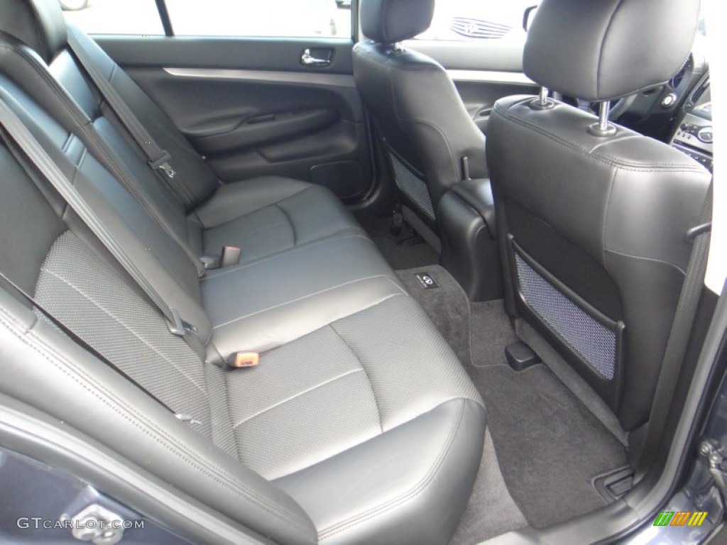 2011 G 25 Sedan - Blue Slate / Graphite photo #11