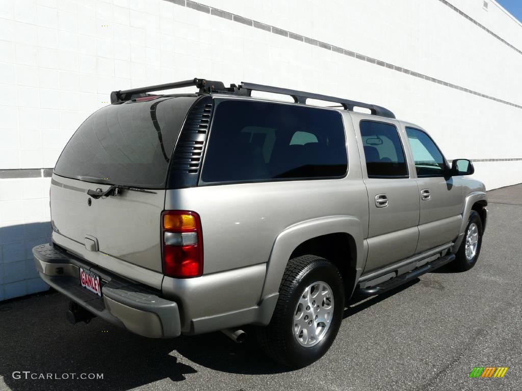 2003 Suburban 1500 Z71 4x4 - Light Pewter Metallic / Gray/Dark Charcoal photo #5