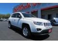 2013 Bright White Jeep Compass Sport  photo #1