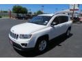 2013 Bright White Jeep Compass Sport  photo #3