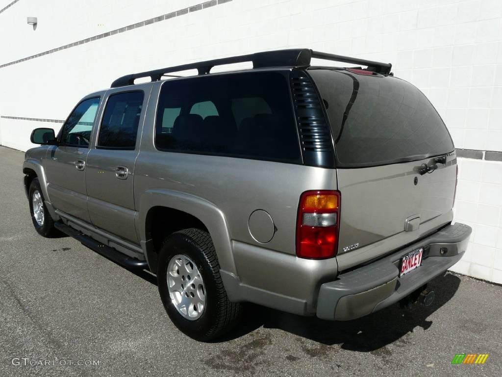 2003 Suburban 1500 Z71 4x4 - Light Pewter Metallic / Gray/Dark Charcoal photo #9