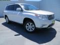 2012 Blizzard White Pearl Toyota Highlander V6  photo #2