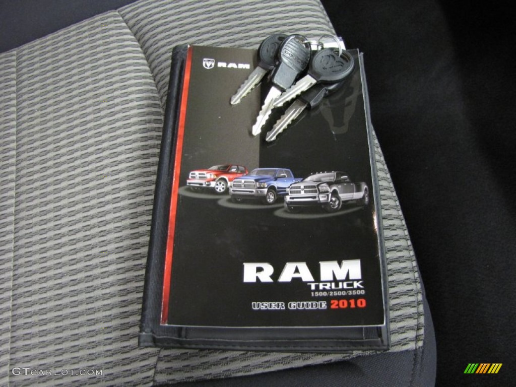 2010 Ram 1500 ST Quad Cab 4x4 - Stone White / Dark Slate/Medium Graystone photo #28