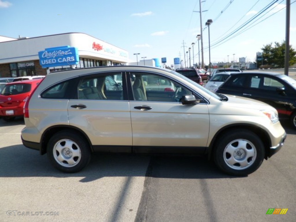 2009 CR-V LX 4WD - Borrego Beige Metallic / Ivory photo #7