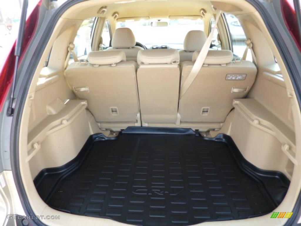 2009 CR-V LX 4WD - Borrego Beige Metallic / Ivory photo #12