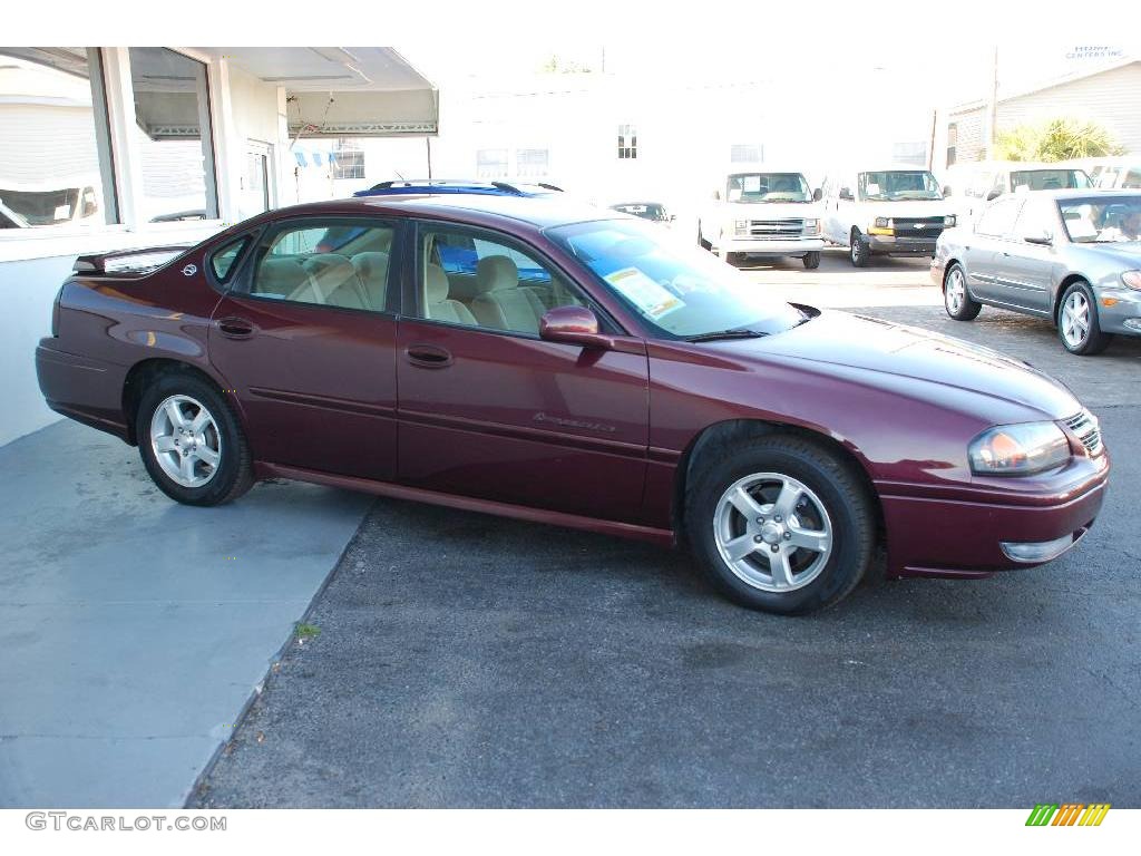 2004 Impala LS - Berry Red Metallic / Neutral Beige photo #2