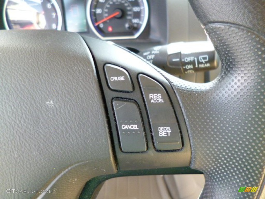 2009 CR-V LX 4WD - Borrego Beige Metallic / Ivory photo #18