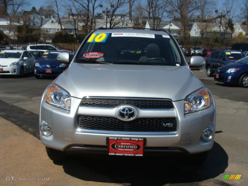 2010 RAV4 Limited V6 4WD - Classic Silver Metallic / Ash Gray photo #2