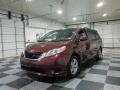 2012 Salsa Red Pearl Toyota Sienna LE  photo #3