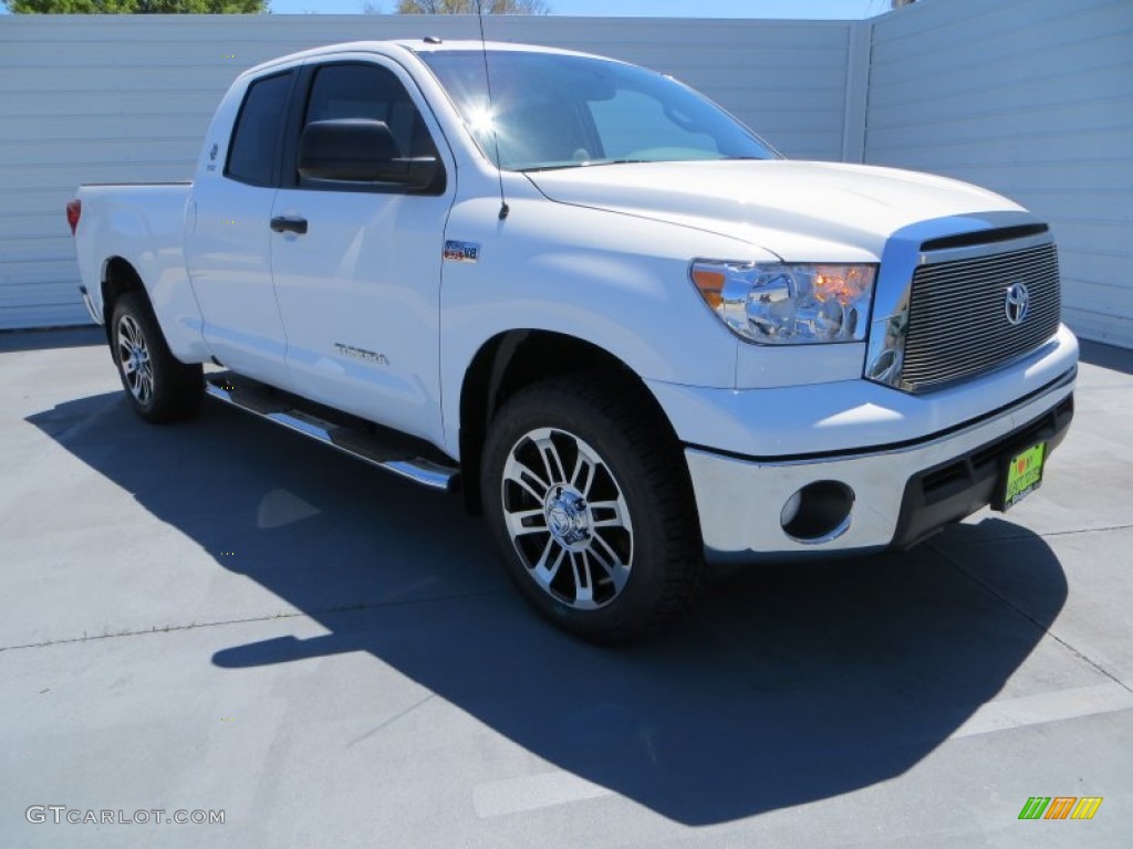 2013 Tundra Texas Edition Double Cab 4x4 - Super White / Graphite photo #1