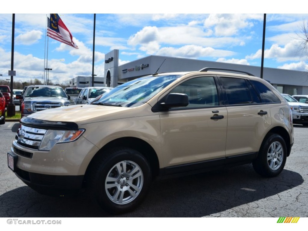 Dune Pearl Metallic 2007 Ford Edge SE AWD Exterior Photo #79403560