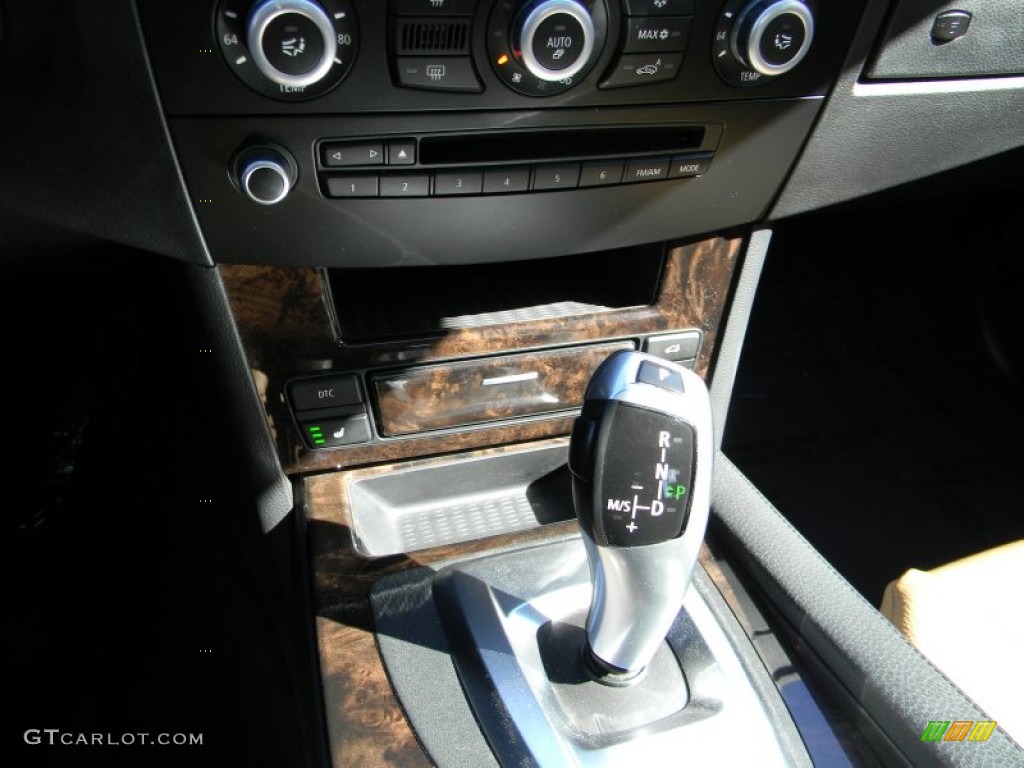 2008 5 Series 528xi Sedan - Deep Green Metallic / Natural Brown photo #27