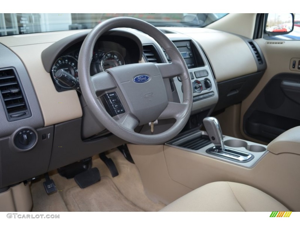 2007 Ford Edge SE AWD Camel Dashboard Photo #79403680