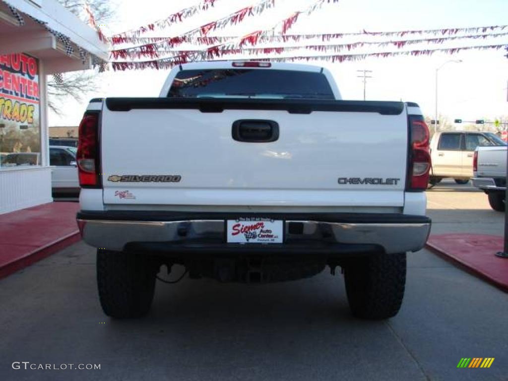 2004 Silverado 1500 Z71 Extended Cab 4x4 - Summit White / Dark Charcoal photo #14