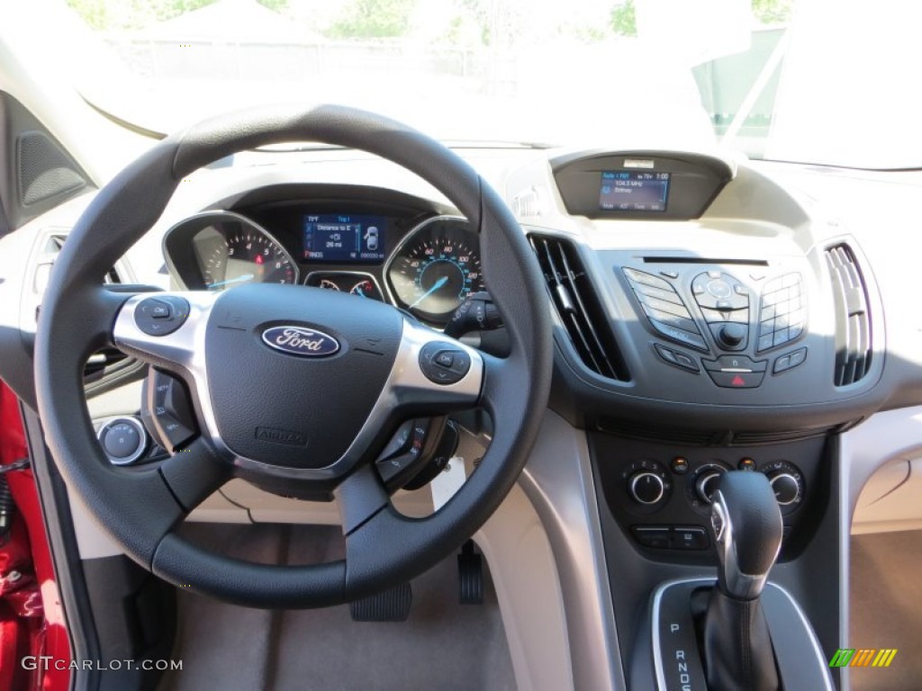 2013 Escape SE 1.6L EcoBoost - Ruby Red Metallic / Medium Light Stone photo #25