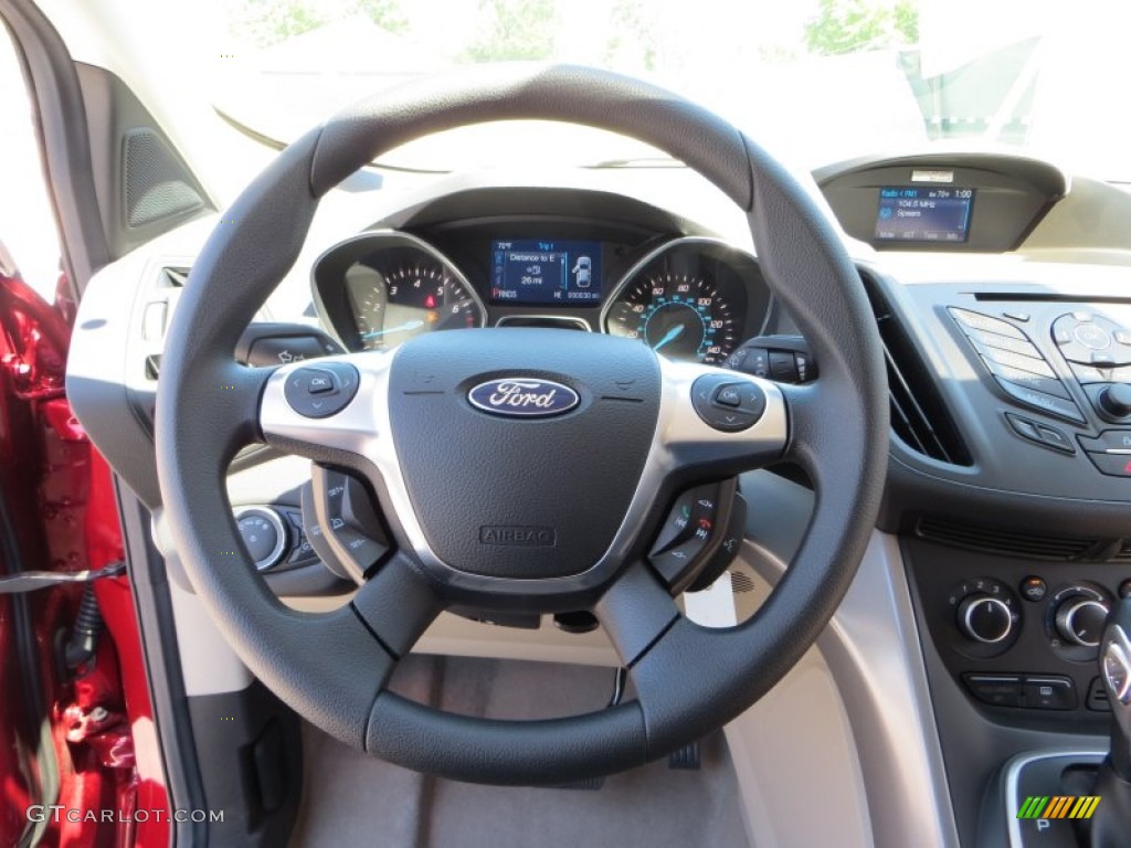 2013 Escape SE 1.6L EcoBoost - Ruby Red Metallic / Medium Light Stone photo #31