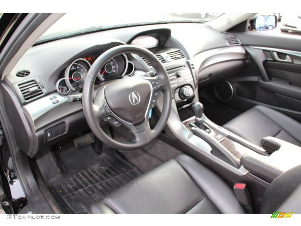 Ebony Interior 2010 Acura TL 3.5 Photo #79404928