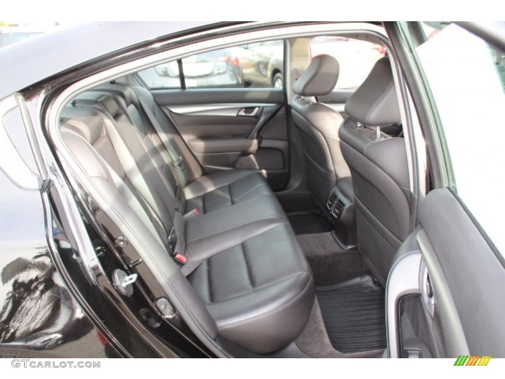 Ebony Interior 2010 Acura TL 3.5 Photo #79405171