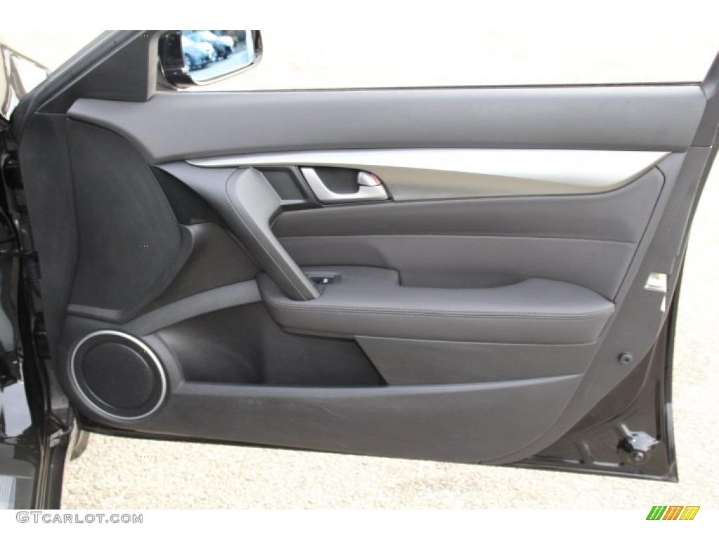 2010 Acura TL 3.5 Ebony Door Panel Photo #79405177