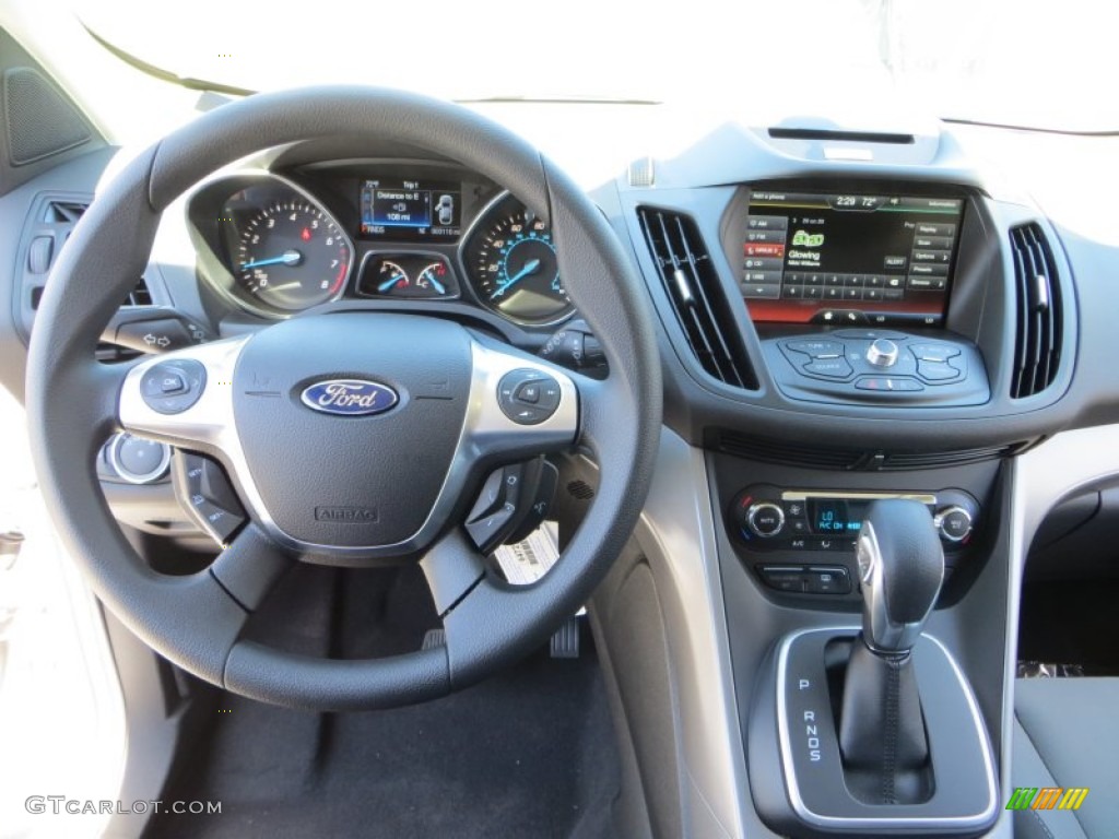 2013 Escape SE 1.6L EcoBoost - Ingot Silver Metallic / Charcoal Black photo #25