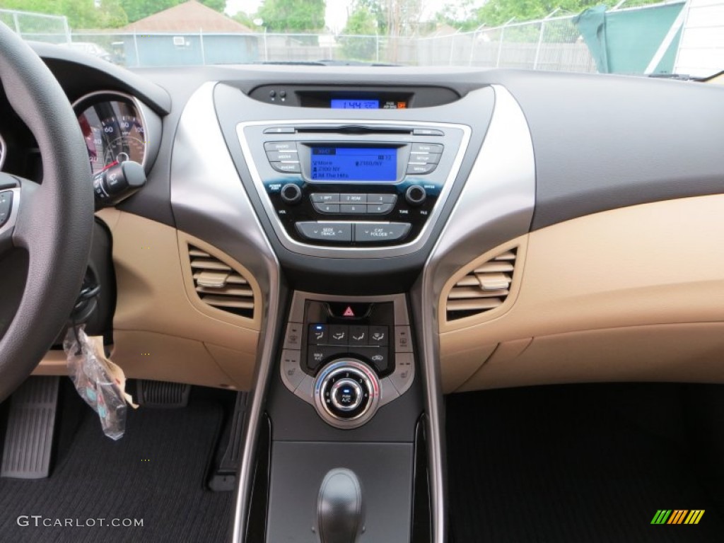 2013 Elantra GLS - Red Allure / Beige photo #25