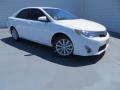 2013 Super White Toyota Camry XLE V6  photo #1