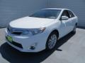 2013 Super White Toyota Camry XLE V6  photo #7