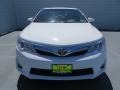 2013 Super White Toyota Camry XLE V6  photo #8