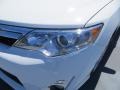 2013 Super White Toyota Camry XLE V6  photo #9