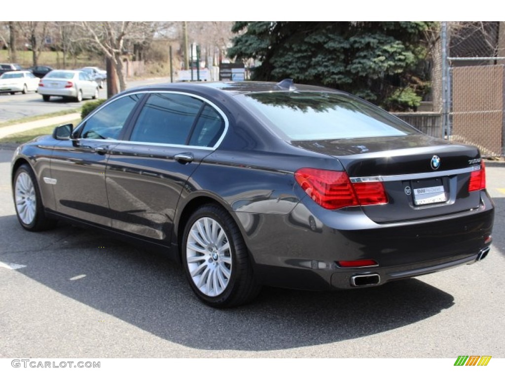 2012 7 Series 750Li xDrive Sedan - Dark Graphite Metallic / Black photo #7