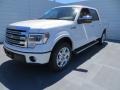 2013 White Platinum Metallic Tri-Coat Ford F150 King Ranch SuperCrew  photo #9