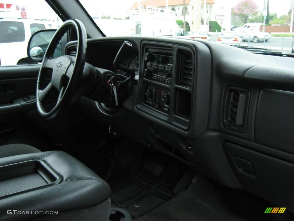 2005 Silverado 1500 LS Crew Cab - Dark Gray Metallic / Dark Charcoal photo #13