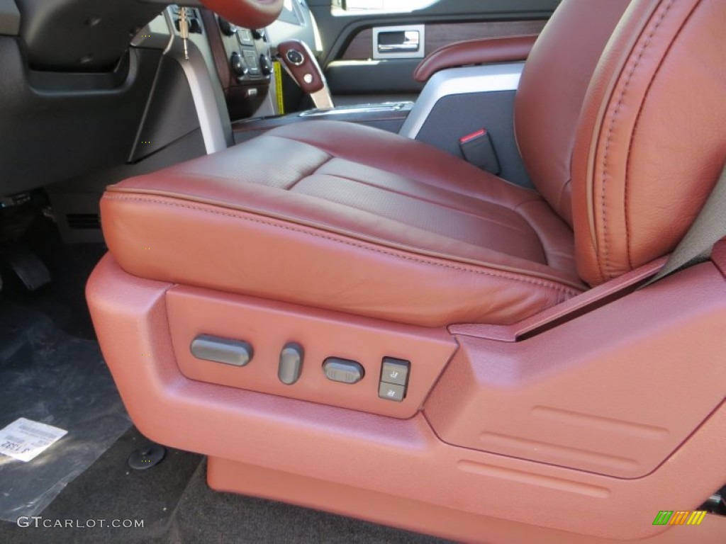 2013 F150 King Ranch SuperCrew - White Platinum Metallic Tri-Coat / King Ranch Chaparral Leather photo #26