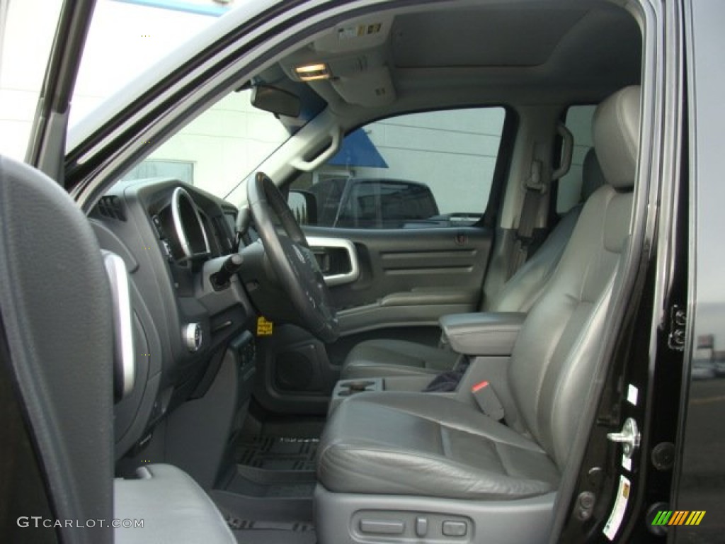 Gray Interior 2008 Honda Ridgeline RTL Photo #79410867