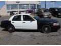 2005 Black and White Ford Crown Victoria Police Interceptor  photo #4