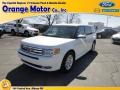 2010 White Suede Ford Flex SEL AWD  photo #1