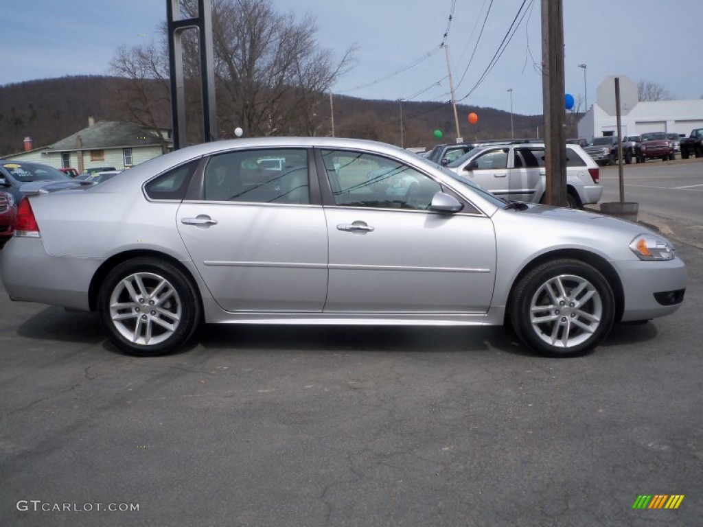 2012 Impala LTZ - Silver Ice Metallic / Gray photo #4
