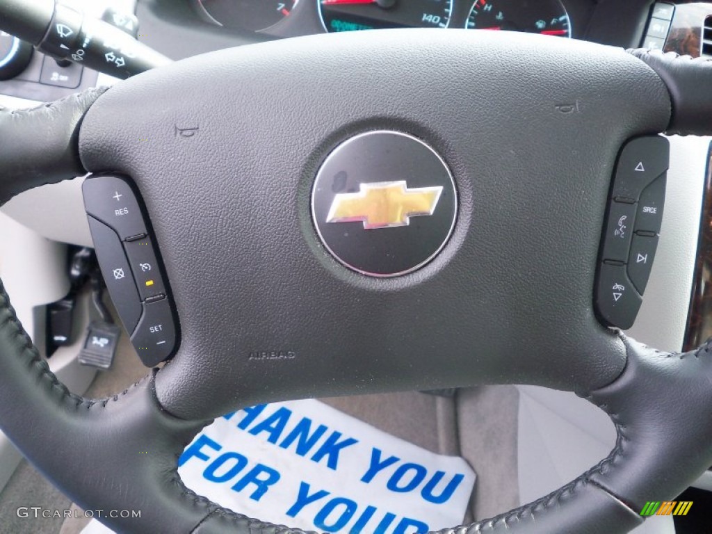 2012 Impala LTZ - Silver Ice Metallic / Gray photo #31