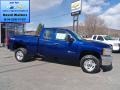 2013 Blue Topaz Metallic Chevrolet Silverado 2500HD Work Truck Extended Cab 4x4  photo #1