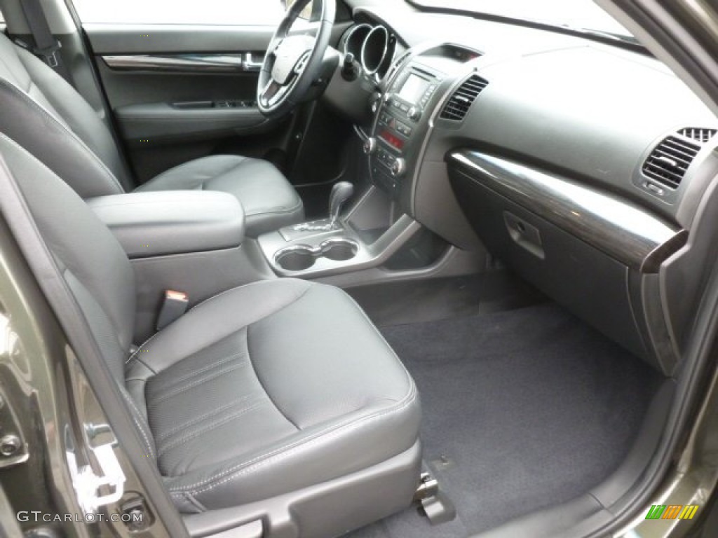 Black Interior 2013 Kia Sorento EX AWD Photo #79415729