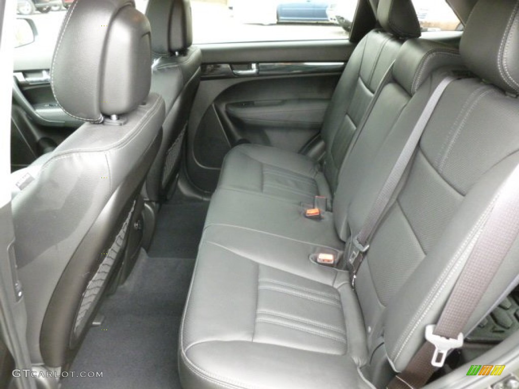 Black Interior 2013 Kia Sorento EX AWD Photo #79415769