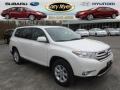 2011 Blizzard White Pearl Toyota Highlander SE 4WD  photo #1