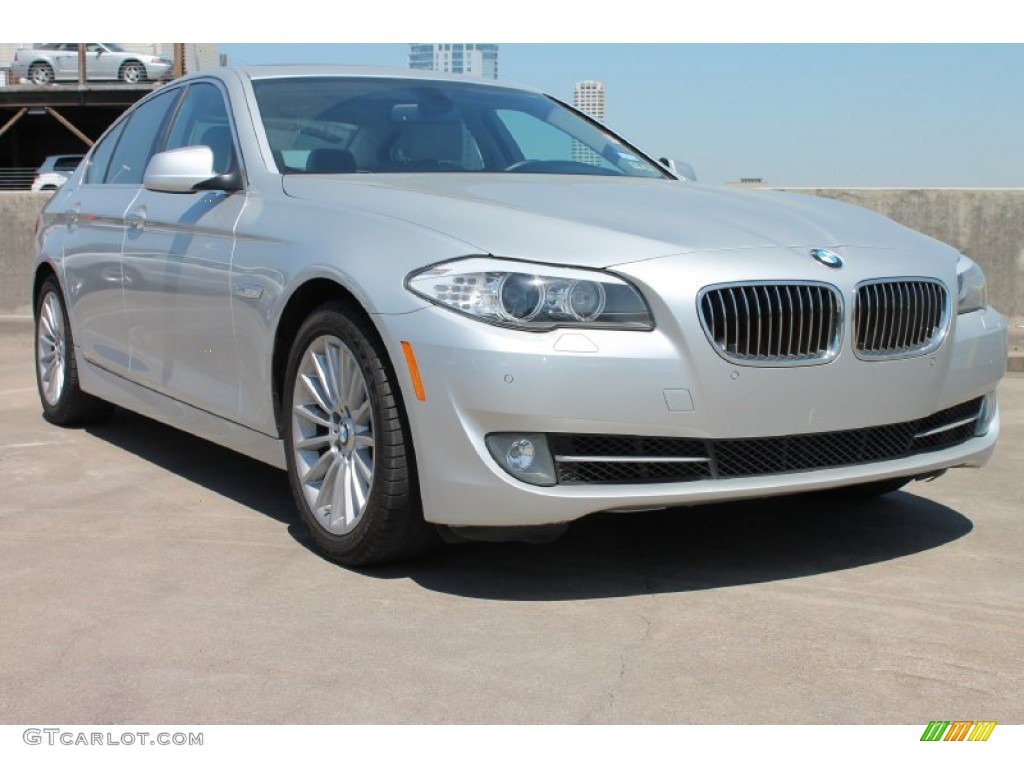 Titanium Silver Metallic 2011 BMW 5 Series 535i Sedan Exterior Photo #79416666
