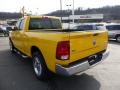 2009 Detonator Yellow Dodge Ram 1500 SLT Quad Cab 4x4  photo #3