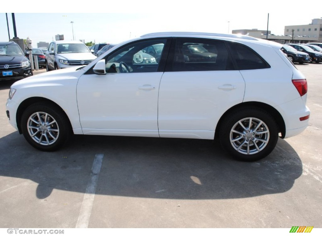 2010 Q5 3.2 quattro - Ibis White / Cinnamon Brown photo #5